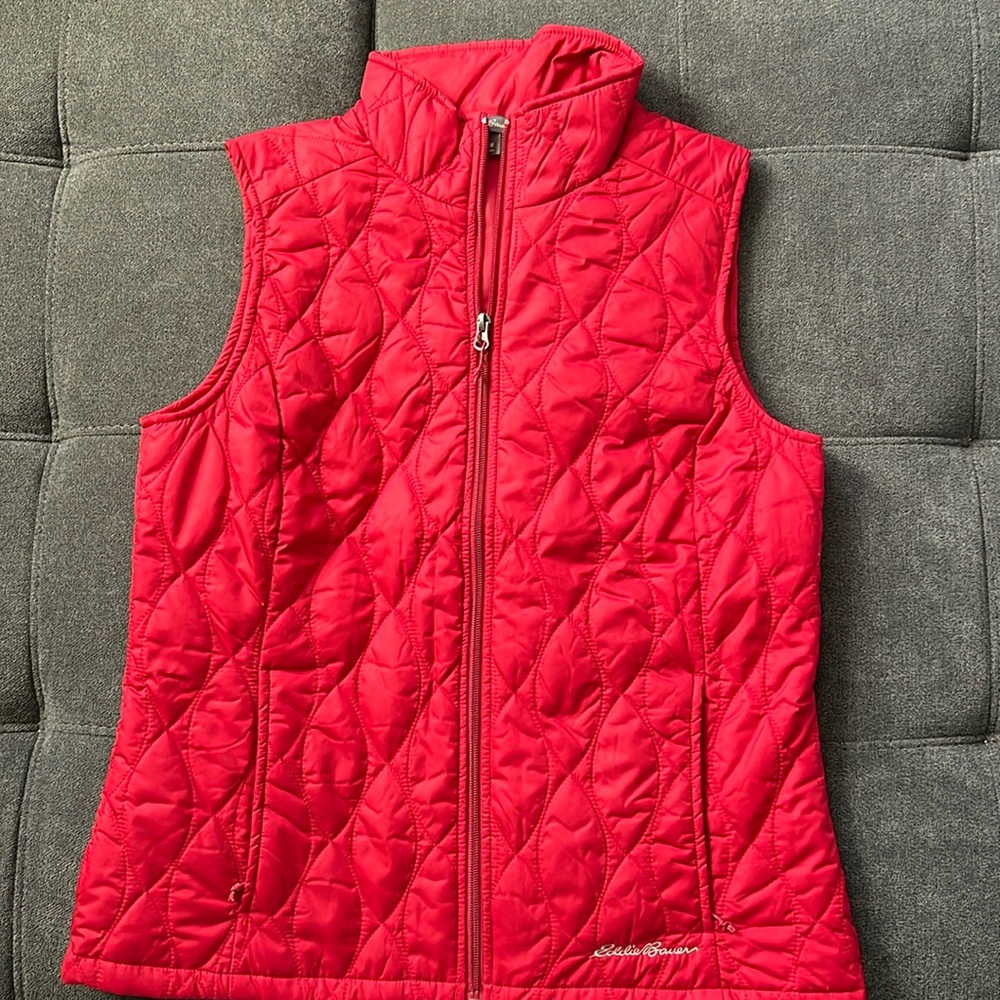 Eddie Bauer vest, women’s M.  Red